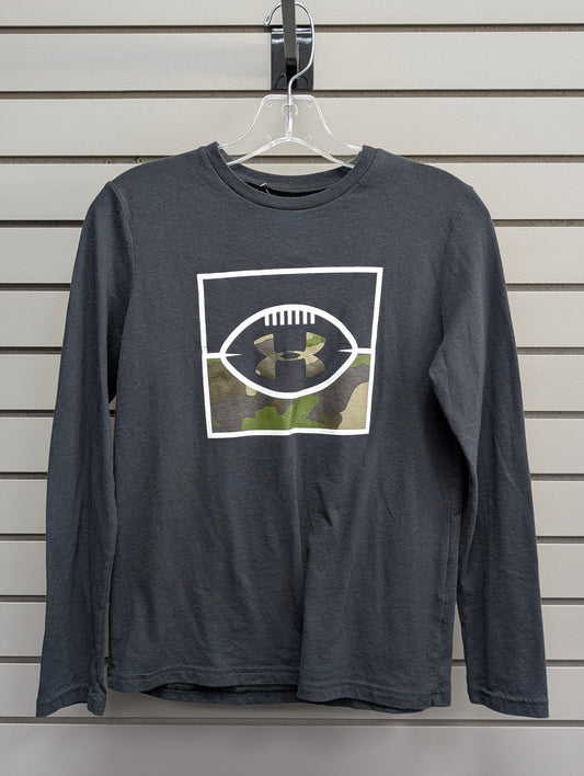 Boy's Child Size L Black Long Sleeve Shirt
