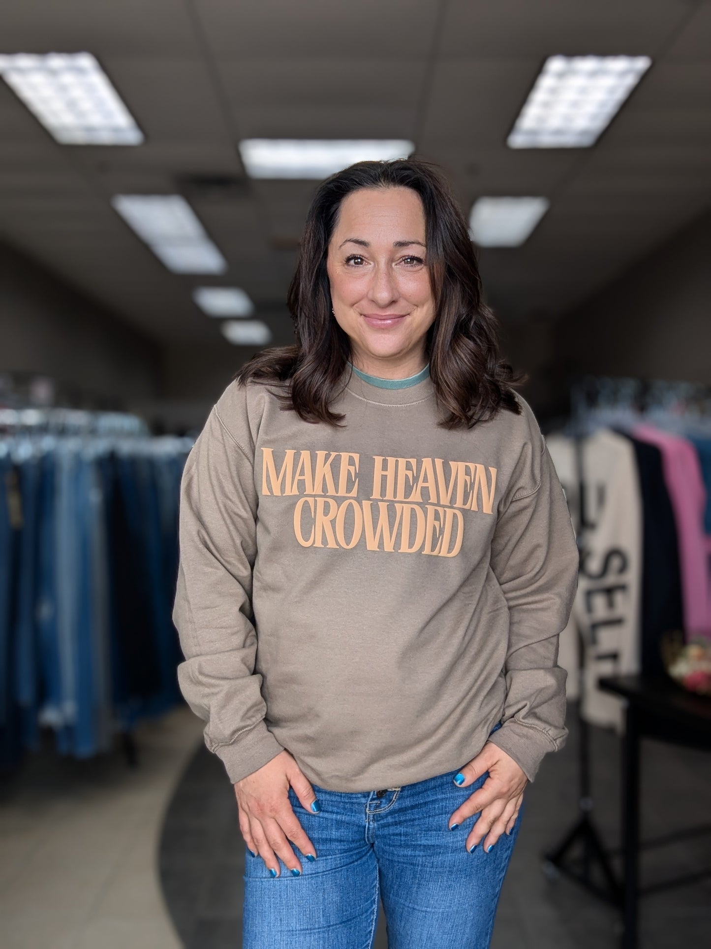 Make Heaven Crowded Crewneck Sweatshirt