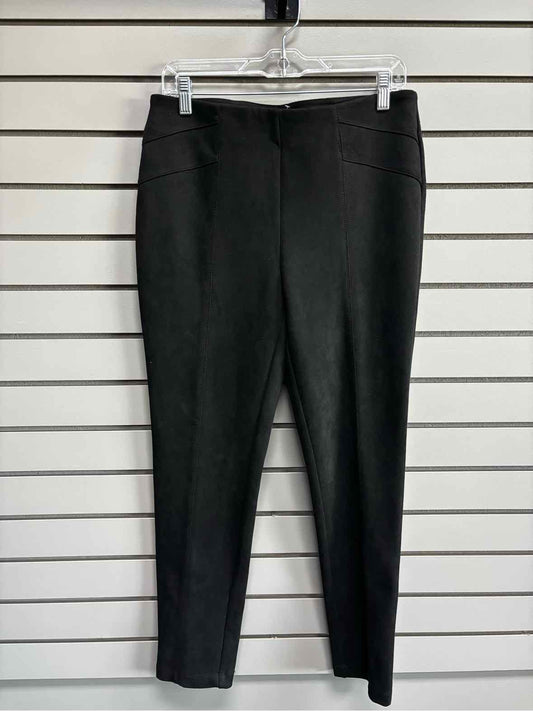 Women's Waist Size M Dress Barn Black Velvet Pant