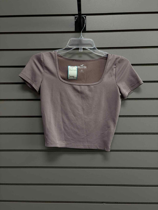 Women's Women Size S Mauve hollister Square Short Sleeve Shirt