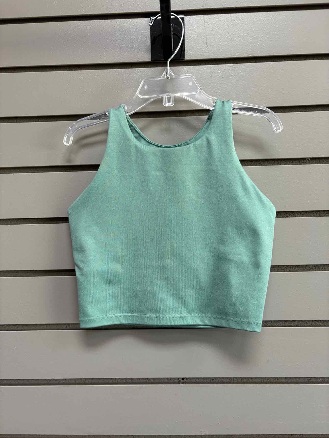 Girl's Child Size 7 Tek Gear Green Tank Shirt