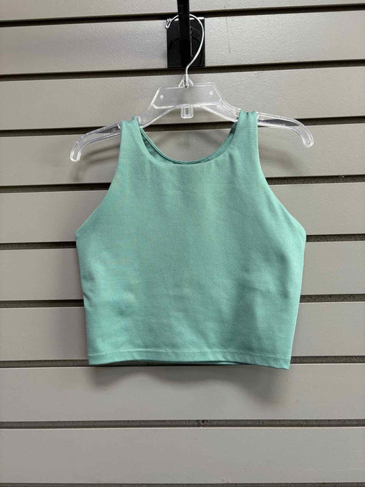 Girl's Child Size 7 Tek Gear Green Tank Shirt