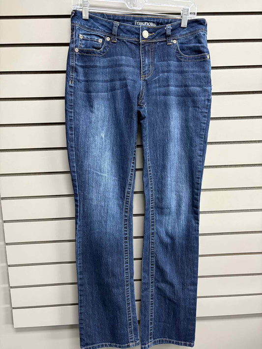Women's Waist Size 4 Long Maurices Dark Blue Jean