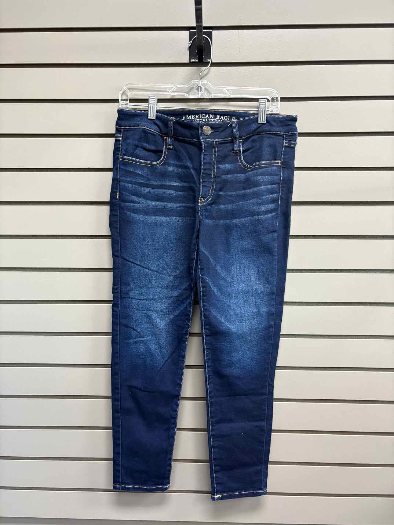 Women's Waist Size 10 American Eagle Dark Blue Jean