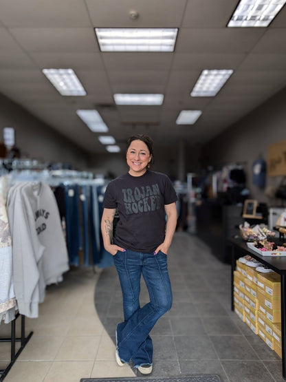 Trojan Hockey Puff Tee