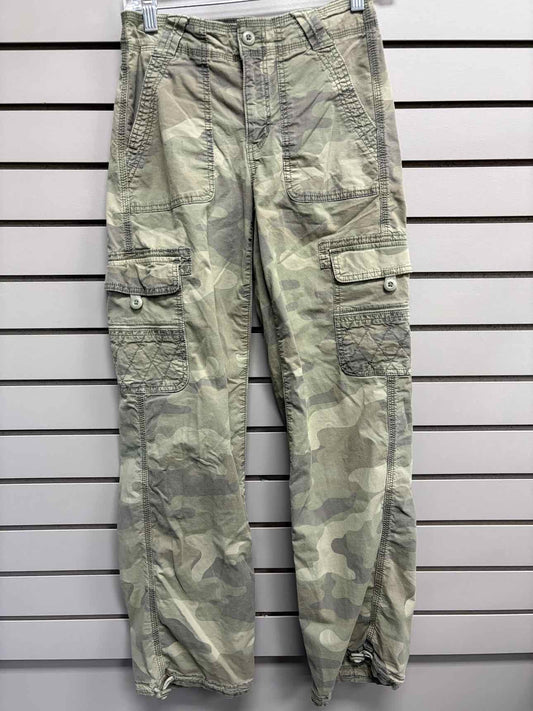 Women's Waist Size 000 American Apparel Green Camoflage Pant