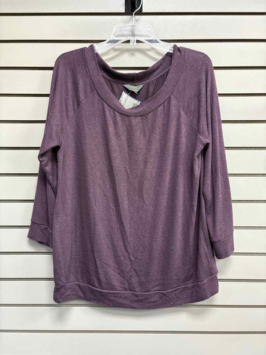 Women's Women Size XL Burgundy mix Long Sleeve Shirt