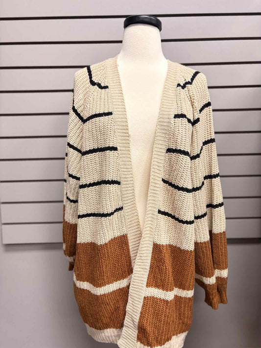Women's Women Size M BKE Multi-Color Long Sleeve Cardigan