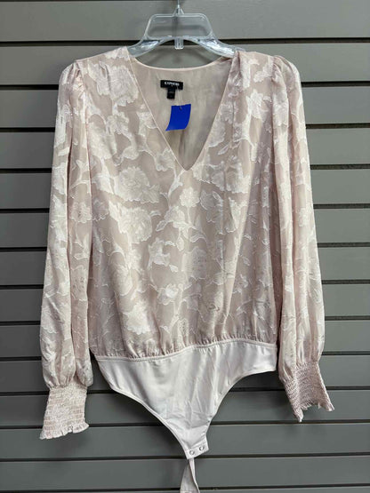 Women's Women Size L Blush Express V-Neck Long Sleeve Shirt