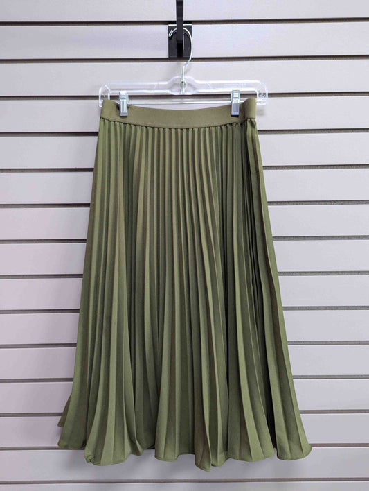 Waist Size S Kate Kasin Olive Midi Skirt