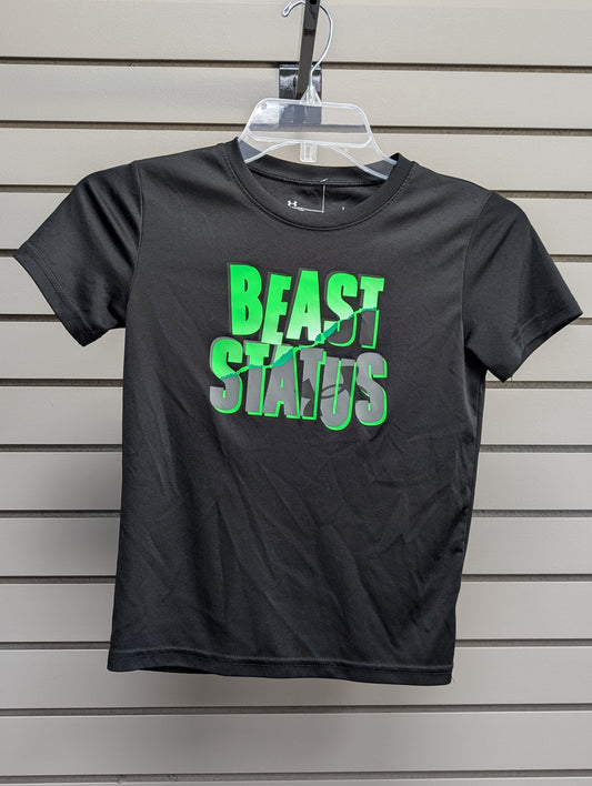 Boy's Child Size 7 Black Short Sleeve Shirt