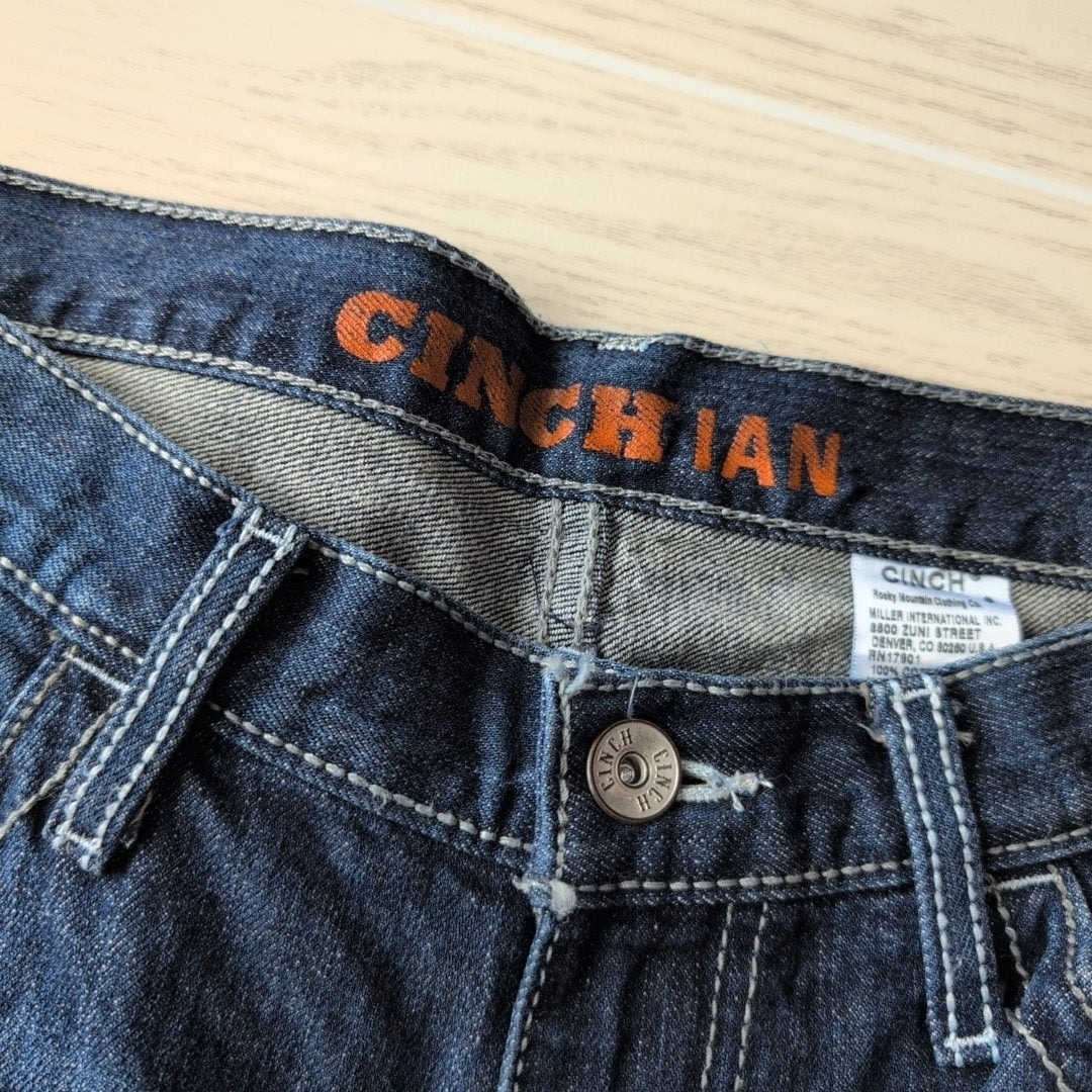 Men's Mens Size 34 34 Cinch Blue Denim Casual Jean