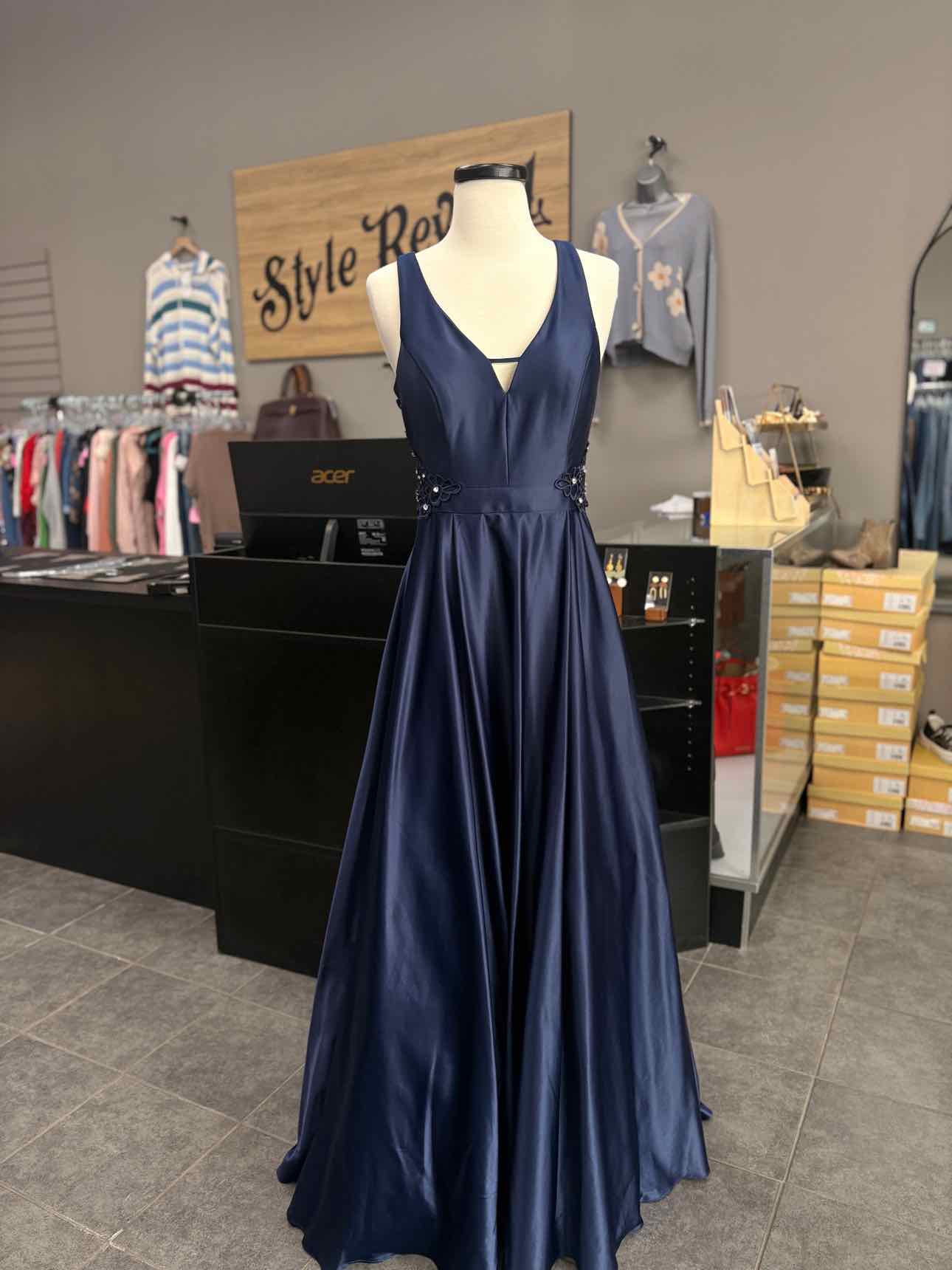 Women's Size 10 Navy City Studio Tank Maxi Dress