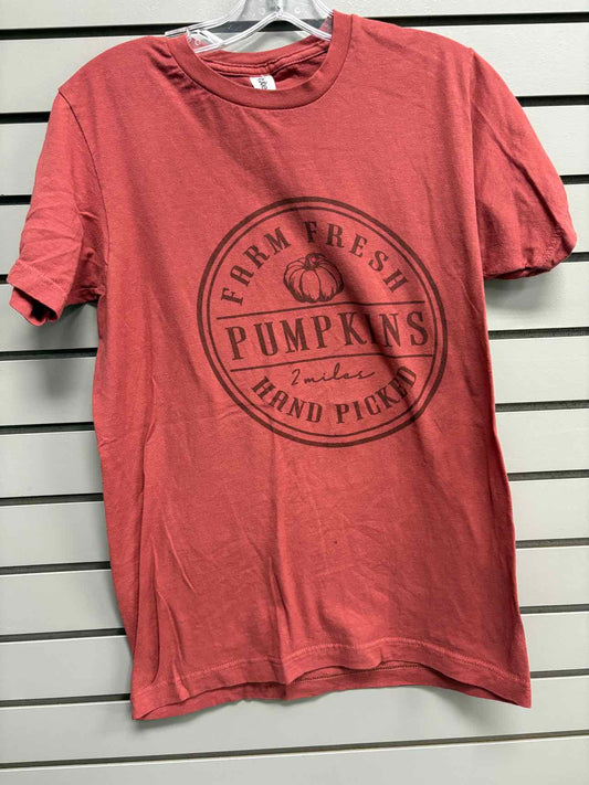 Women's Women Size S Red Short Sleeve Shirt