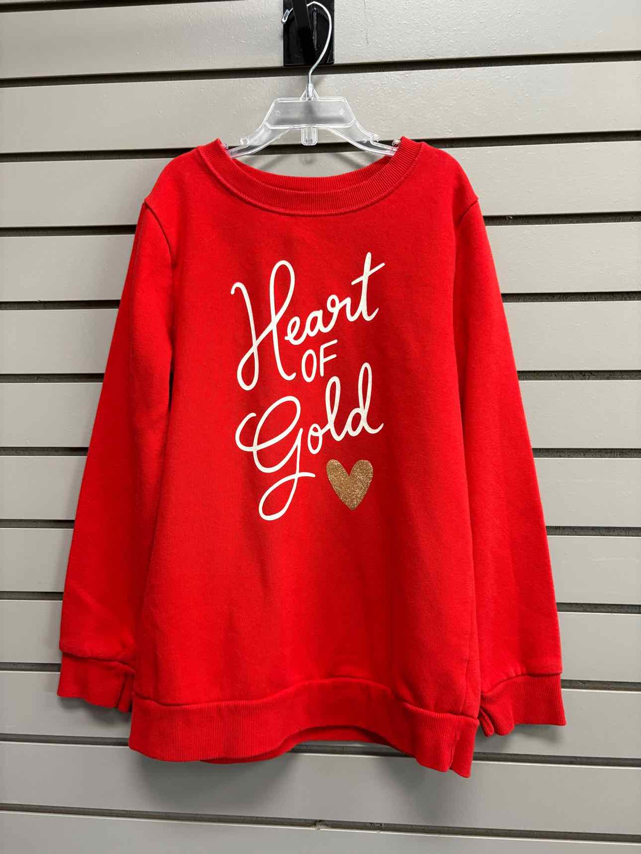 Girl's Child Size 10/12 cat & jack Red Long Sleeve Shirt