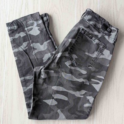 Women's Waist Size 8 KUT Gray Camoflage Casual Jean