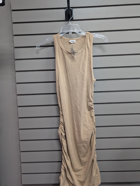 Women's Size Small Tan LE LIS Tank Midi Dress