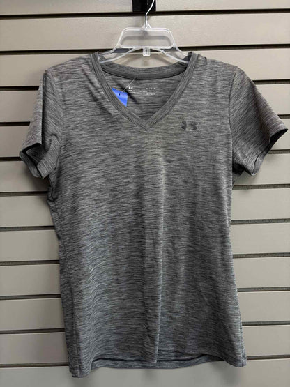 Women's Women Size M Gray Under Armour Short Sleeve Shirt