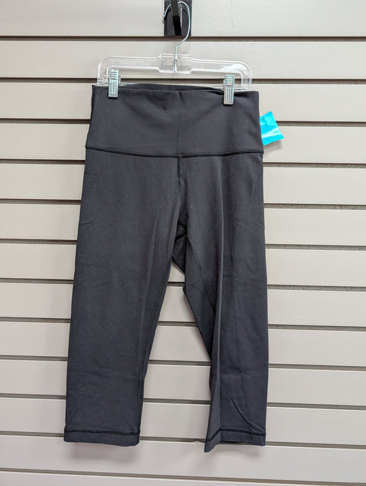 Women's Women Size S/M Lululemon Black Capri Legging