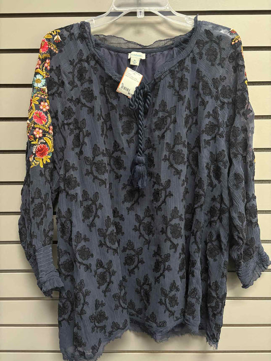 Women's Women Size XL Navy Sundance Long Sleeve Shirt