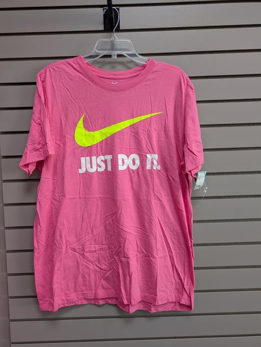 Women's Women Size XL Pink Nike Short Sleeve Shirt
