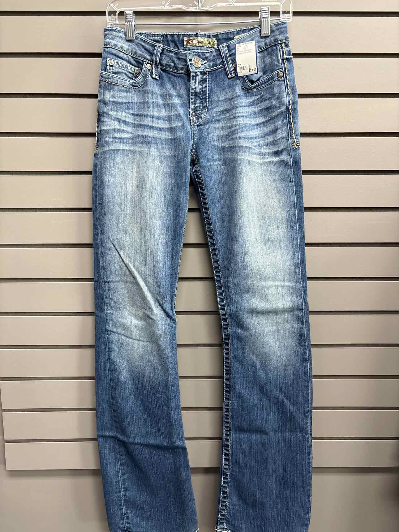 Women's Waist Size 27 BKE Blue Denim Jean