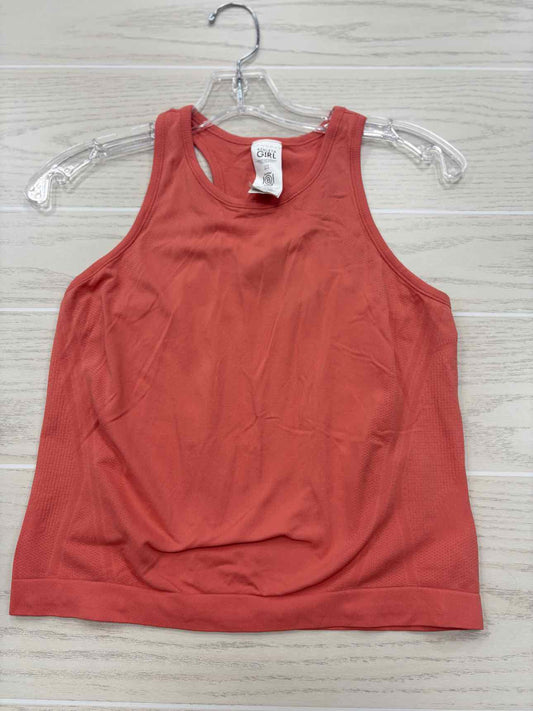 Girl's Child Size 10/12 Athleta Girl Peach Tank Shirt
