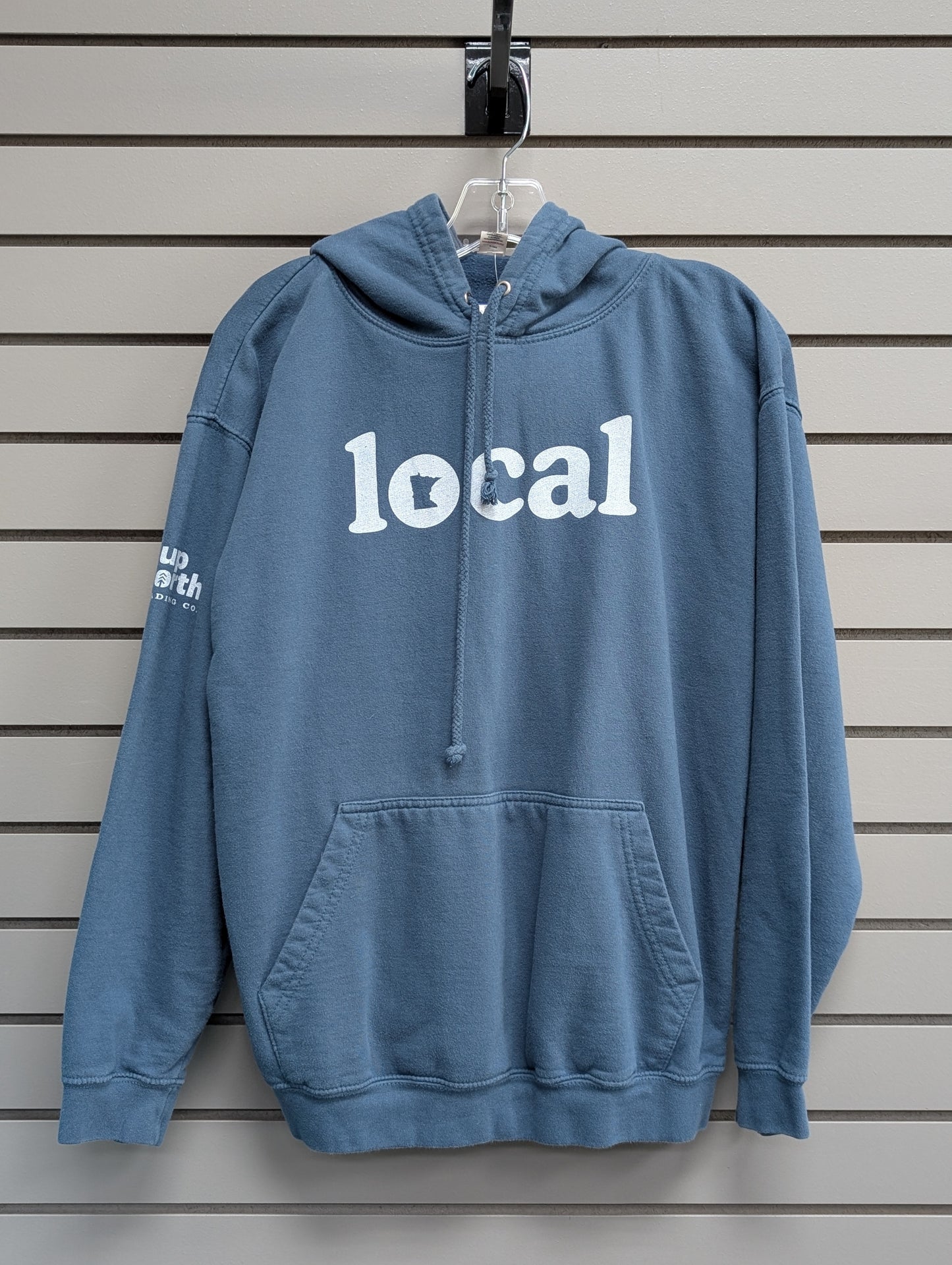 Women's Women Size M Blue Unknown Hooded Long Sleeve Sweatshirt