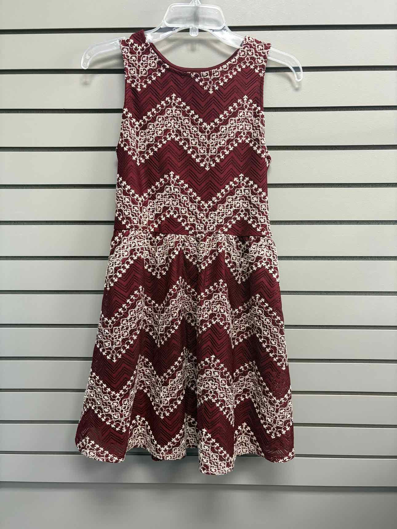 Women's Size M Burgundy xhilaration Tank Above Knee Dress