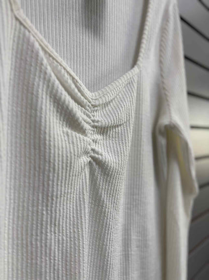 Women's Women Size 2X White Mittoshop Long Sleeve Shirt